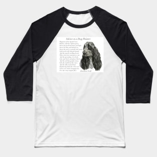 Spaniel Poem Baseball T-Shirt